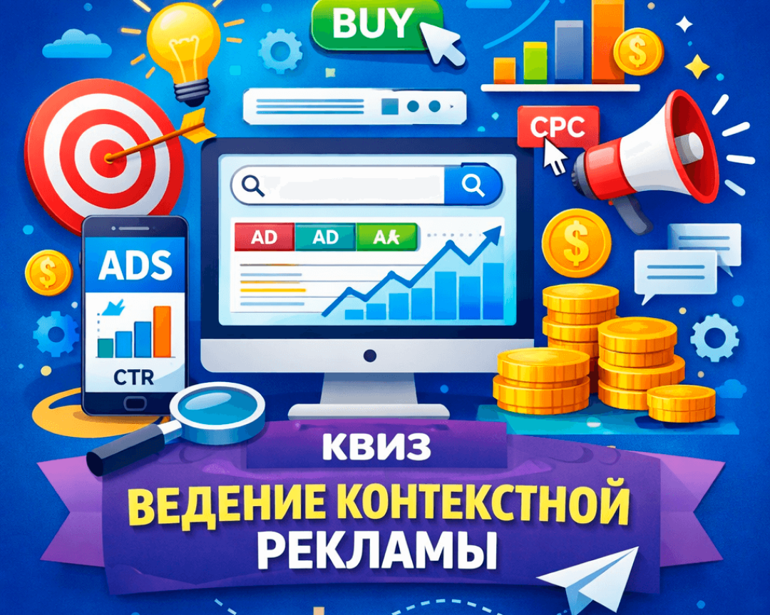Квиз расчета стоимости ведения контекстной рекламы