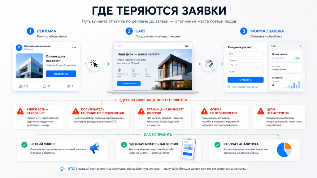 Где теряются заявки. Изображение создано с помощью ИИ.